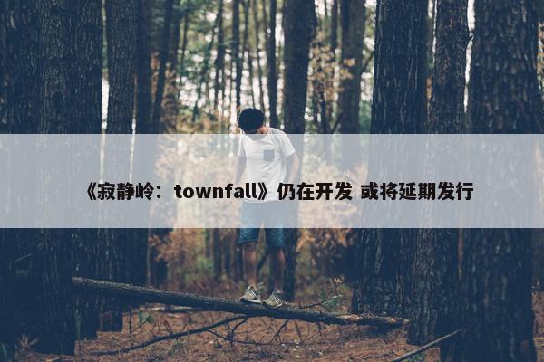 《寂静岭：townfall》仍在开发 或将延期发行